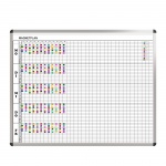 Klassen-Plantafel, 12 Stunden Mo-Fr, für 35 Klassen, 123x157 cm, 